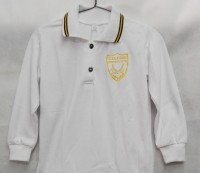 Polera Pique M/L Pedro Aguirre Cerda T. S - M 